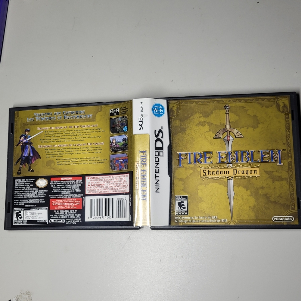 Fire Emblem Shadow Dragon Nintendo DS complete CIB NDS role playing game